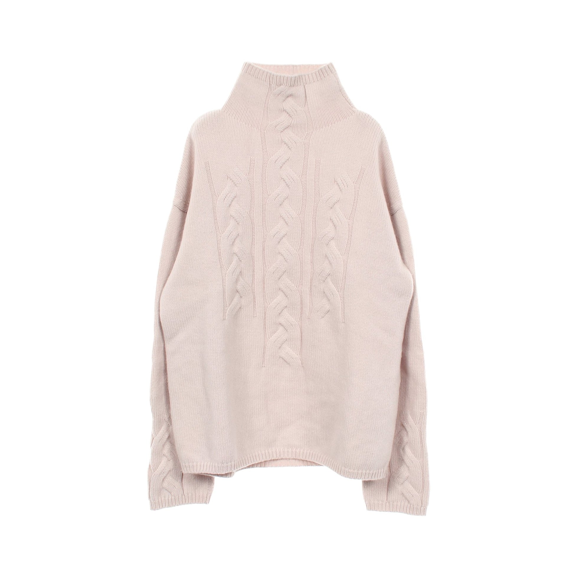 KRISS ハイネック セーター ニット ウール カシミヤ グレーベージュ エスマックスマーラ トップス S Max Mara