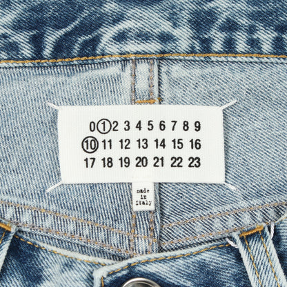 コントラストポケット デニムパンツ コットン ブルー メゾンマルジェラ110 ボトムス Maison Margiela 1 10