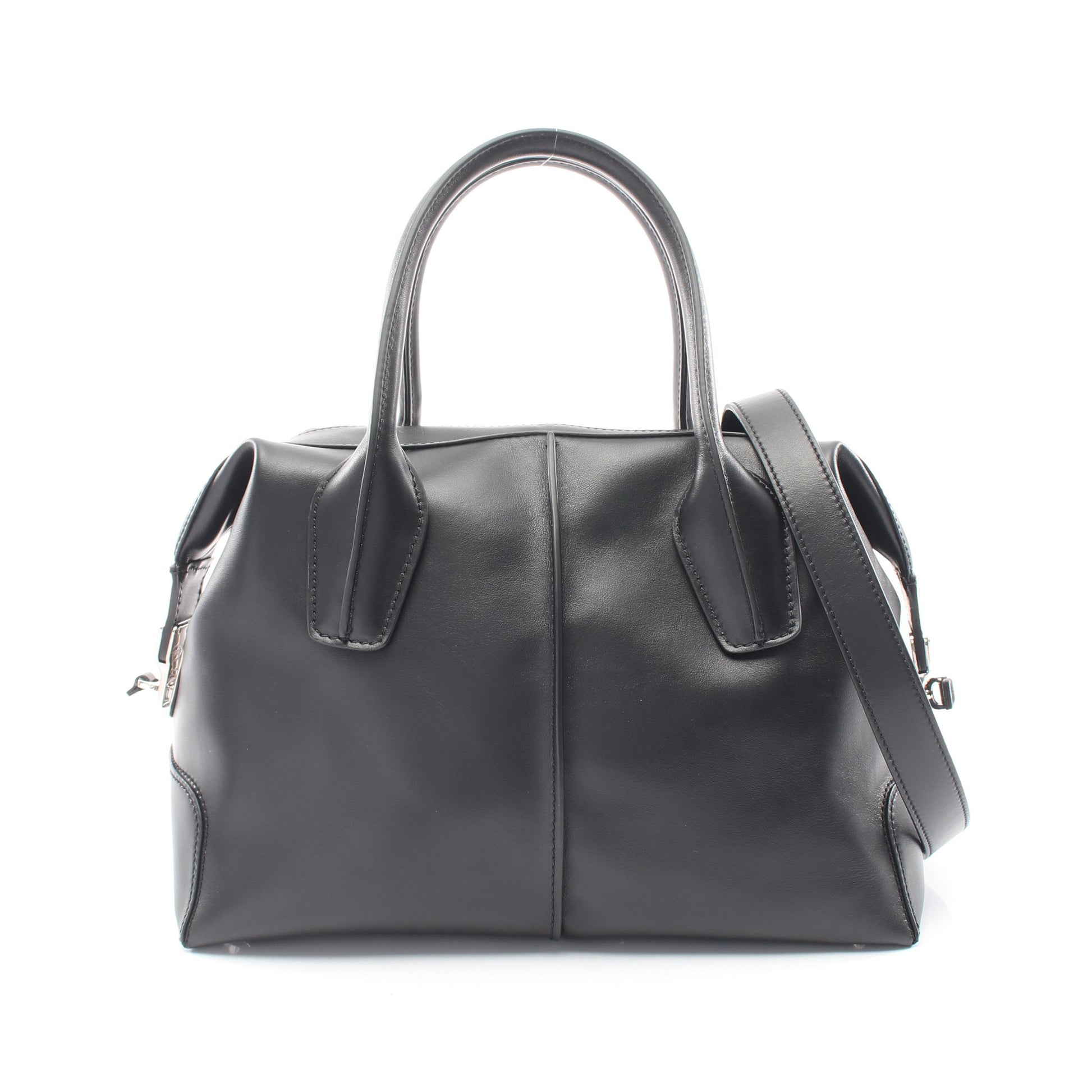 D-STYLING BAULETTO 2WAY ハンドバッグ レザー ブラック トッズ バッグ TOD'S