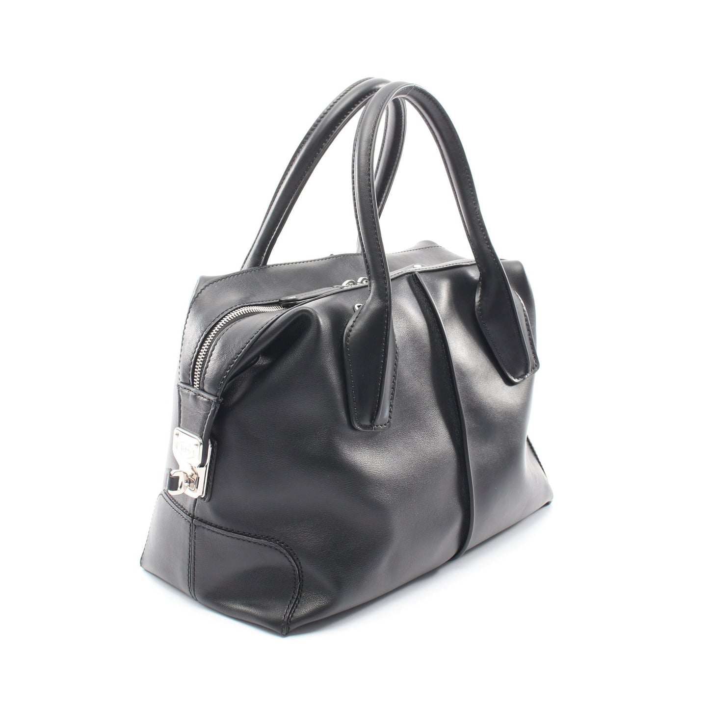 D-STYLING BAULETTO 2WAY ハンドバッグ レザー ブラック トッズ バッグ TOD'S