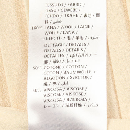 てんとう虫 プリーツ スカート ラップスカート ウール アイボリー グッチ ボトムス GUCCI