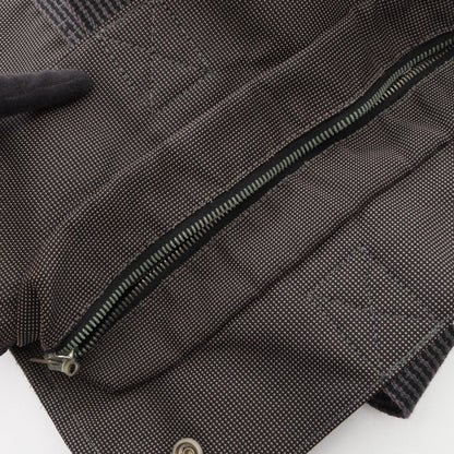 エールラインMM ハンドバッグ トートバッグ ナイロンキャンバス ダークグレー シルバー金具 エルメス バッグ HERMES