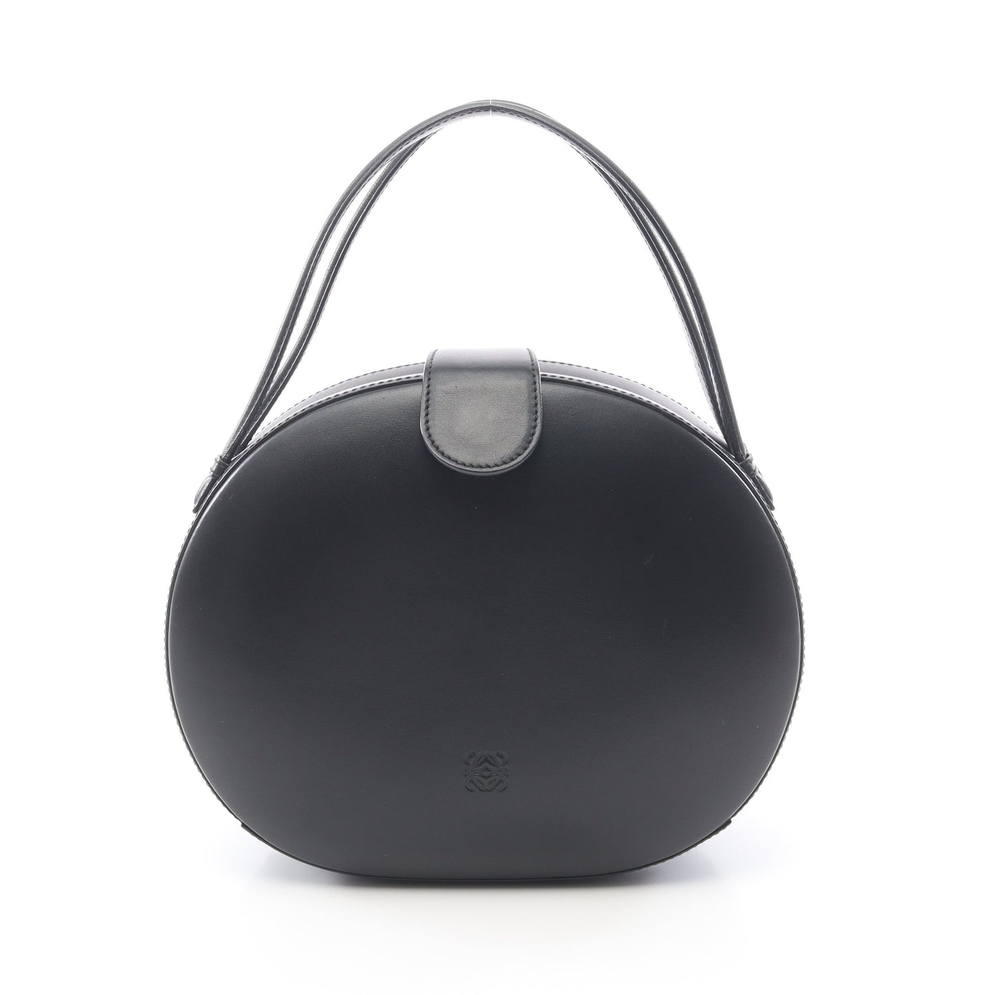 アナグラム ハンドバッグ レザー ブラック ロエベ バッグ LOEWE