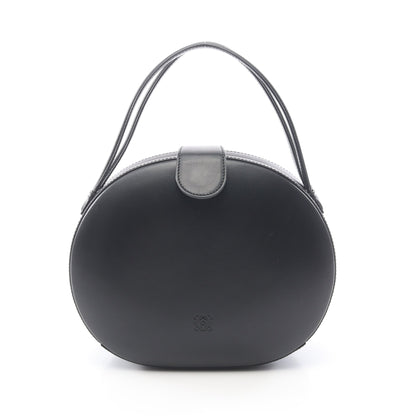 アナグラム ハンドバッグ レザー ブラック ロエベ バッグ LOEWE