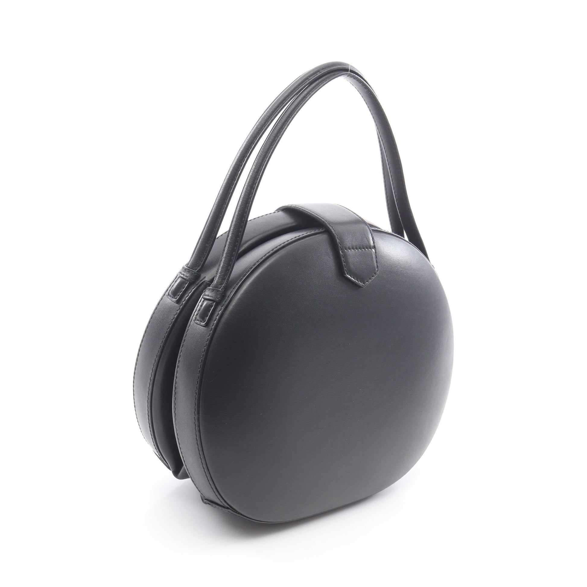 アナグラム ハンドバッグ レザー ブラック ロエベ バッグ LOEWE