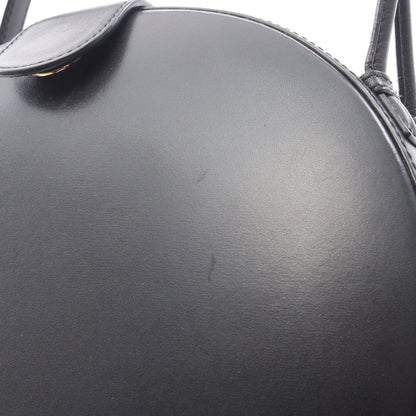 アナグラム ハンドバッグ レザー ブラック ロエベ バッグ LOEWE