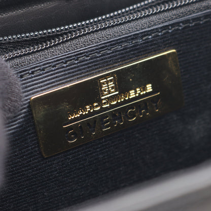 ゴールド金具 ヴィンテージ バニティバッグ ハンドバッグ レザー ブラック ジバンシィ バッグ GIVENCHY