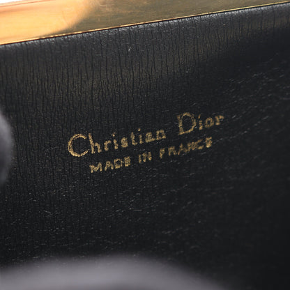 トロッター がま口 コインケース キャンバス レザー ブラック クリスチャンディオール 財布・小物 Christian Dior