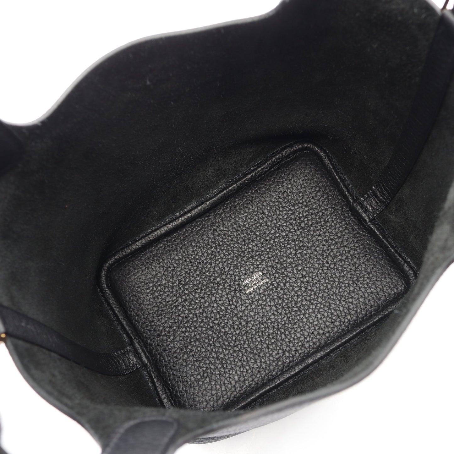 ピコタンロックPM ハンドバッグ トリヨンクレマンス ブラック ゴールド金具 K刻印 エルメス バッグ HERMES