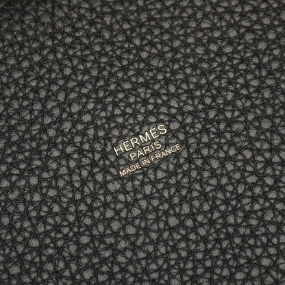 ピコタンロックPM ハンドバッグ トリヨンクレマンス ブラック ゴールド金具 K刻印 エルメス バッグ HERMES
