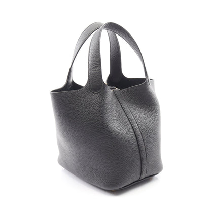 ピコタンロックPM ハンドバッグ トリヨンクレマンス ブラック ゴールド金具 K刻印 エルメス バッグ HERMES