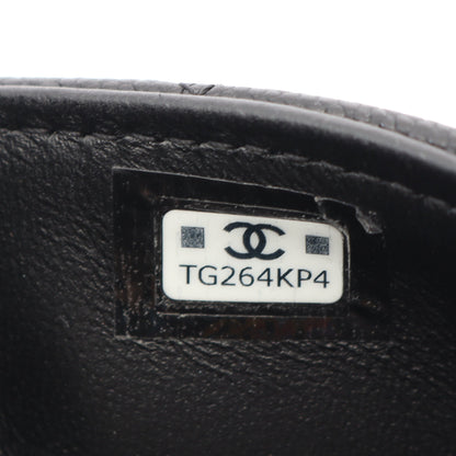トップハンドル マトラッセ 2WAY チェーンショルダーバッグ キャビアスキン ブラック ゴールド金具 シャネル バッグ CHANEL