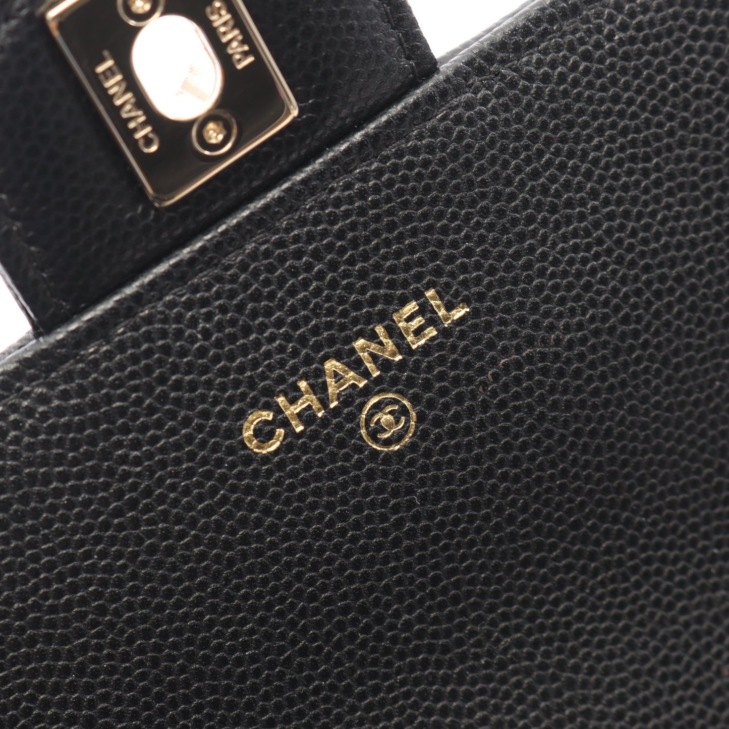 トップハンドル マトラッセ 2WAY チェーンショルダーバッグ キャビアスキン ブラック ゴールド金具 シャネル バッグ CHANEL