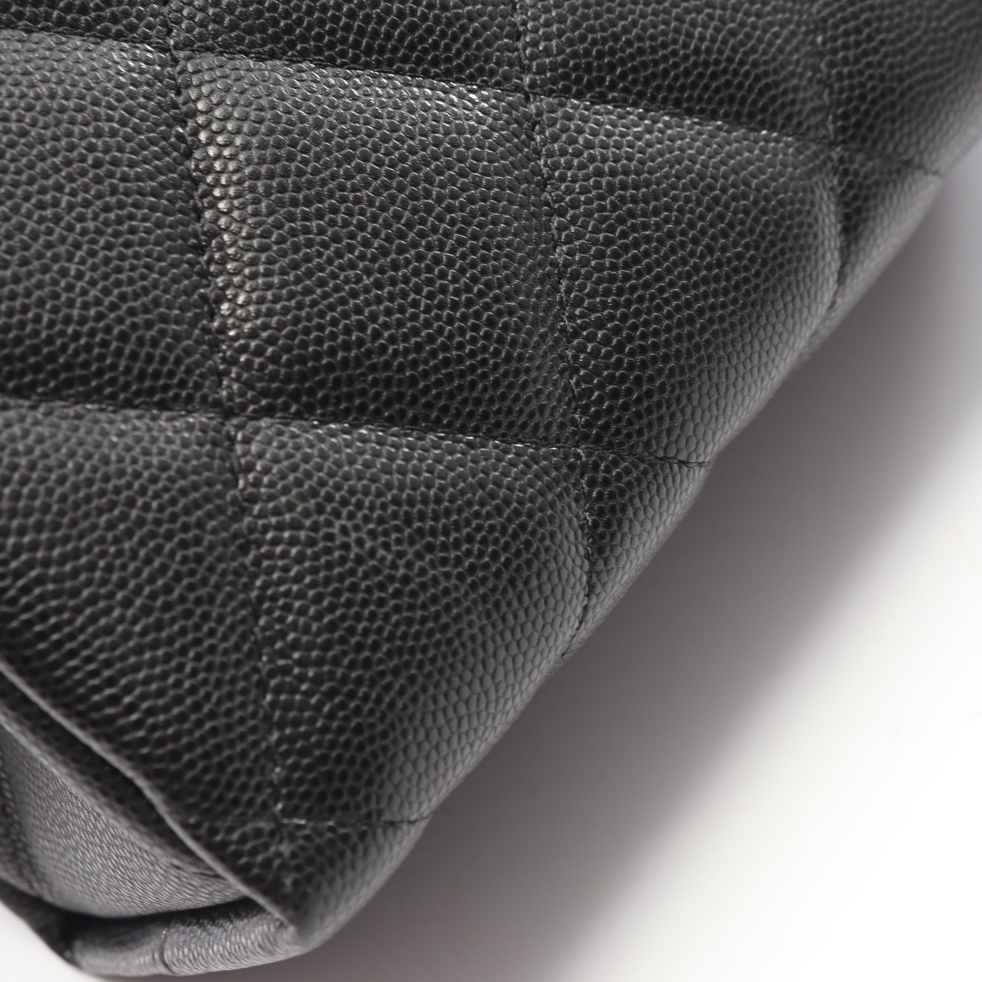 トップハンドル マトラッセ 2WAY チェーンショルダーバッグ キャビアスキン ブラック ゴールド金具 シャネル バッグ CHANEL