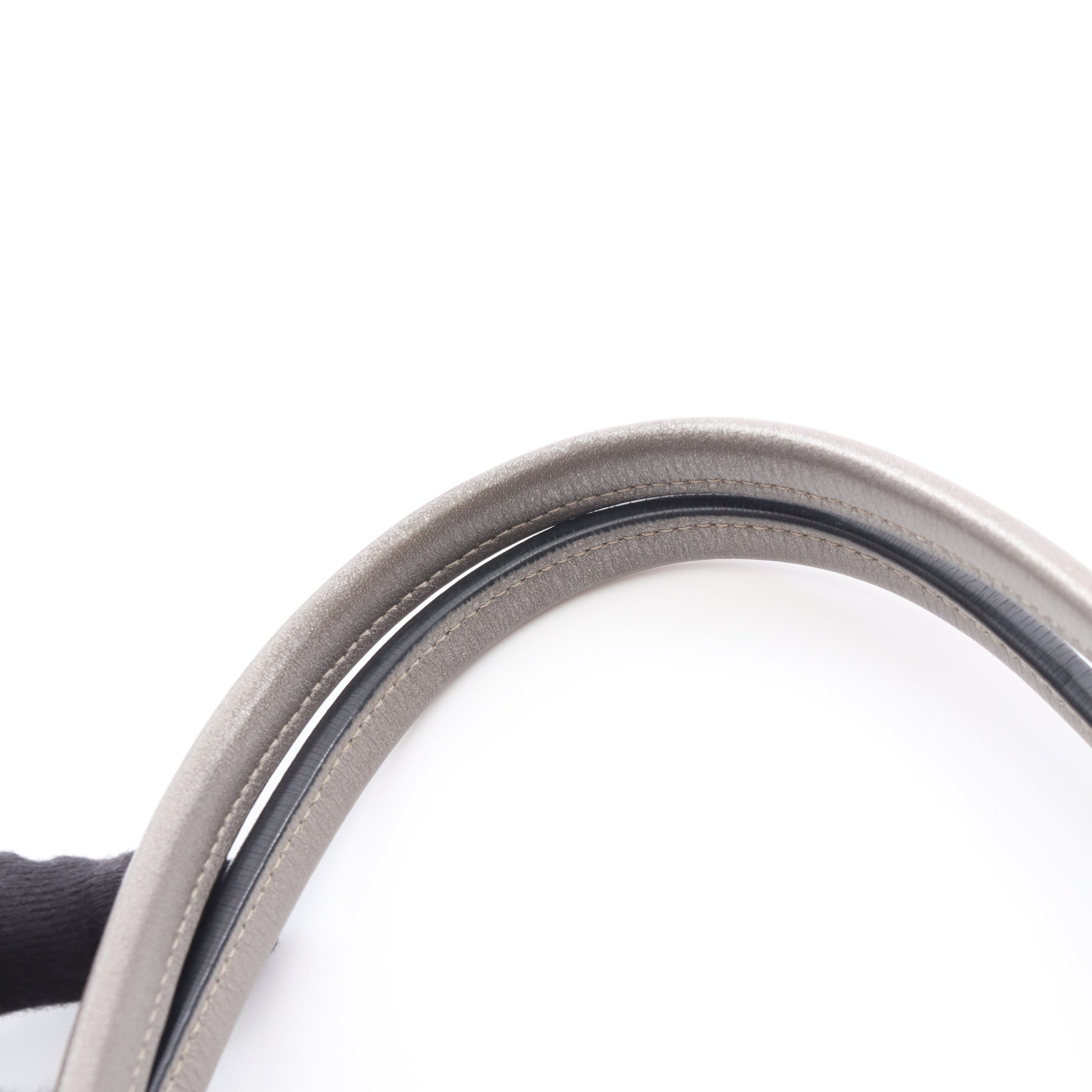 HERITAGE ヘリテージ メタリック ハンドバッグ トートバッグ レザー グレー ロエベ バッグ LOEWE