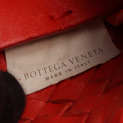 カバMM イントレチャート ハンドバッグ トートバッグ レザー レッド ボッテガヴェネタ バッグ BOTTEGA VENETA