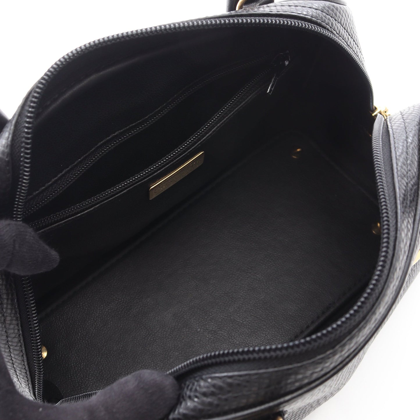 CDロゴ金具 2WAY ハンドバッグ レザー ブラック クリスチャンディオール バッグ Christian Dior