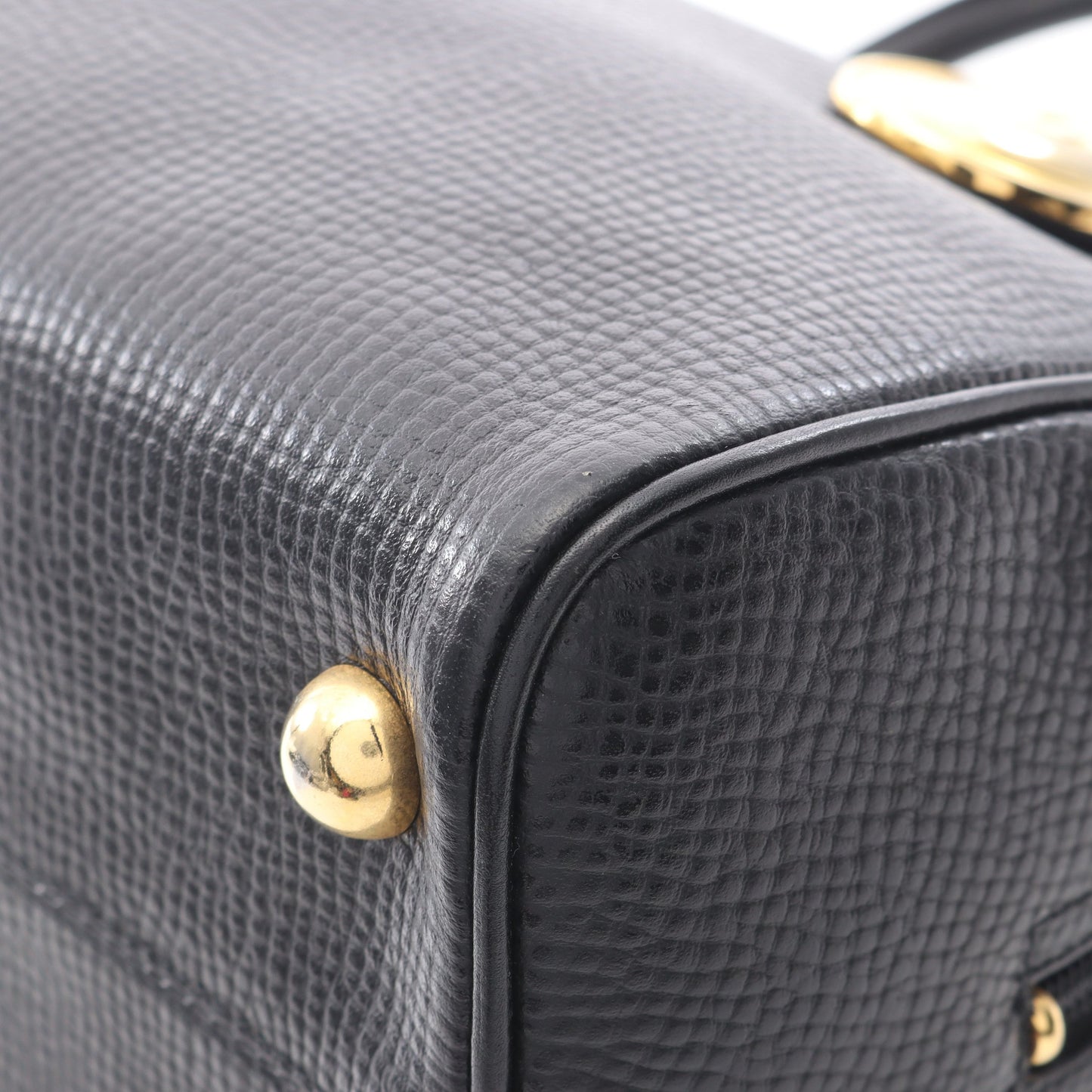 CDロゴ金具 2WAY ハンドバッグ レザー ブラック クリスチャンディオール バッグ Christian Dior