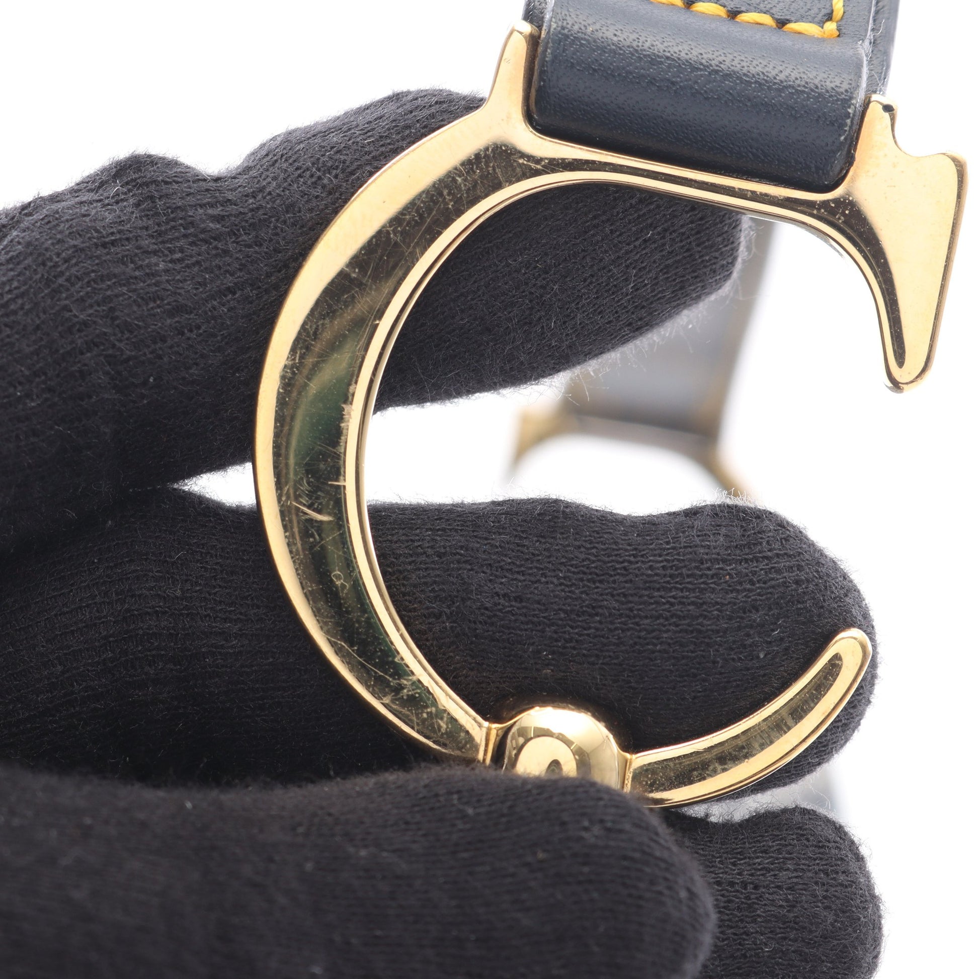 ダブルサドルバッグ トロッター ハンドバッグ キャンバス レザー アイボリー ネイビー クリスチャンディオール バッグ Christian Dior