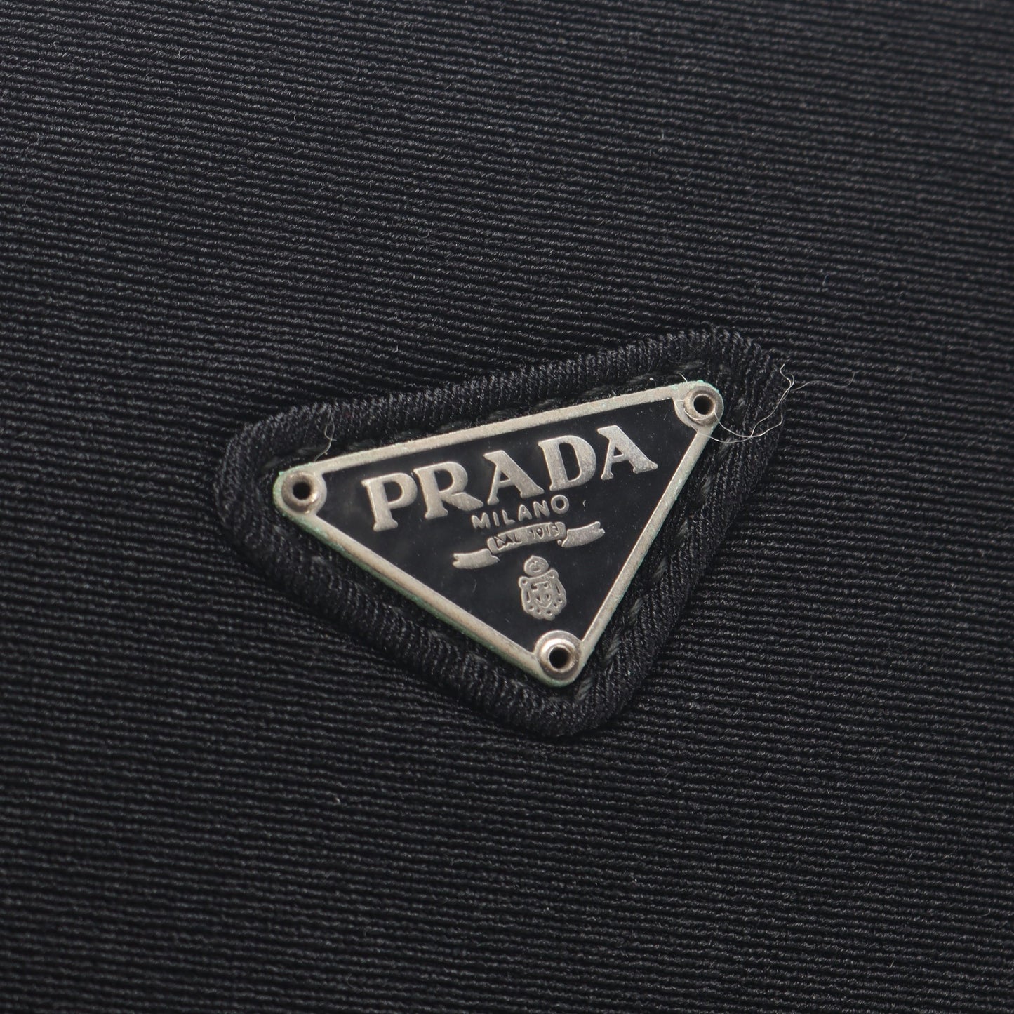 TESSUTO SWING プラスチック チェーンショルダーバッグ ナイロン ブラック プラダ バッグ PRADA