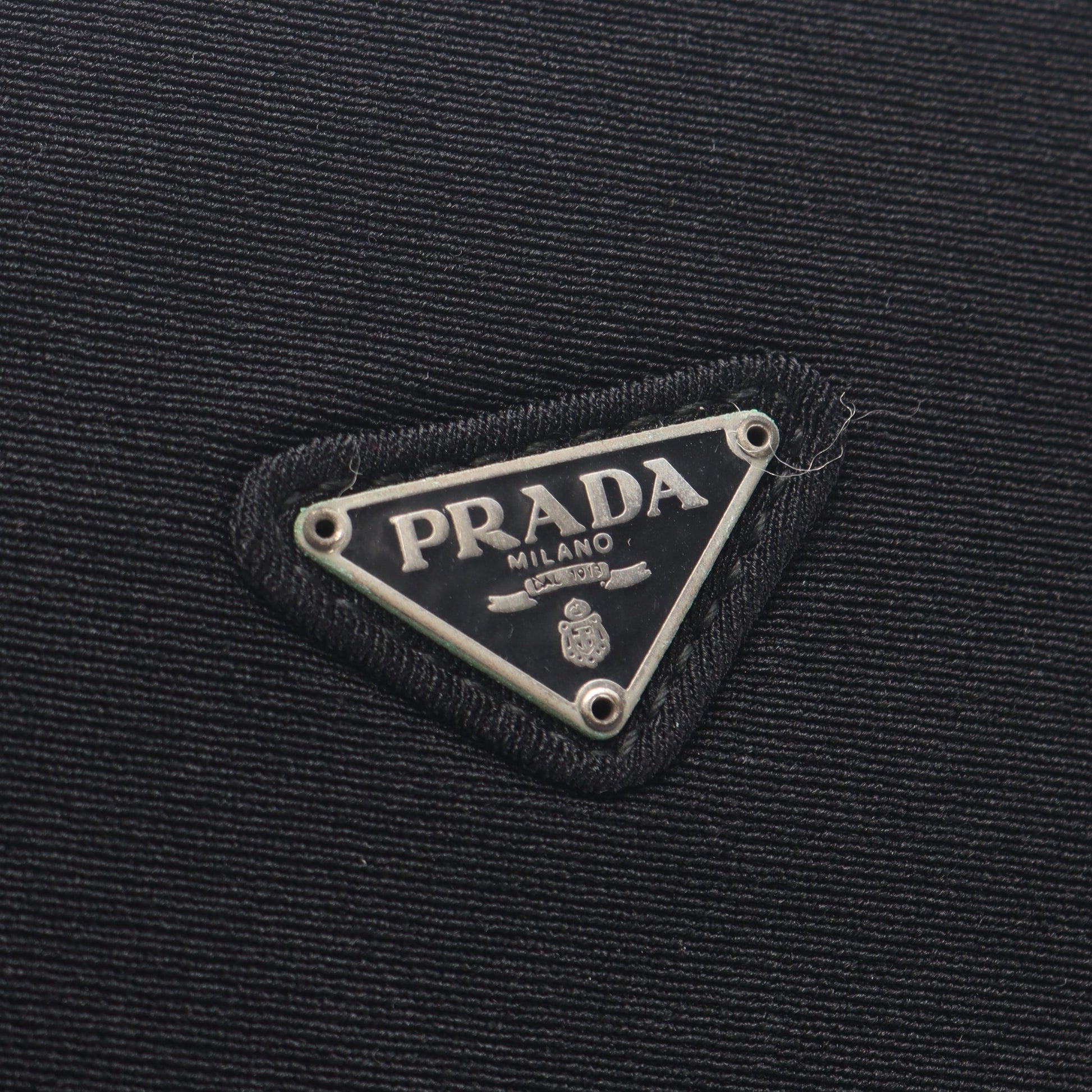 TESSUTO SWING プラスチック チェーンショルダーバッグ ナイロン ブラック プラダ バッグ PRADA