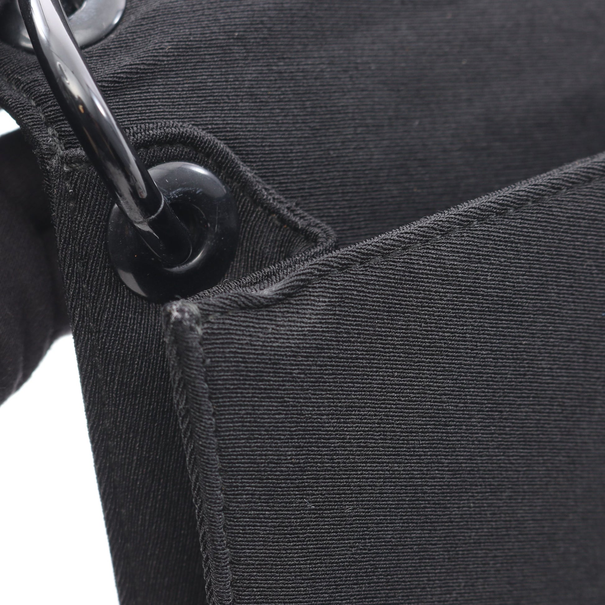 TESSUTO SWING プラスチック チェーンショルダーバッグ ナイロン ブラック プラダ バッグ PRADA
