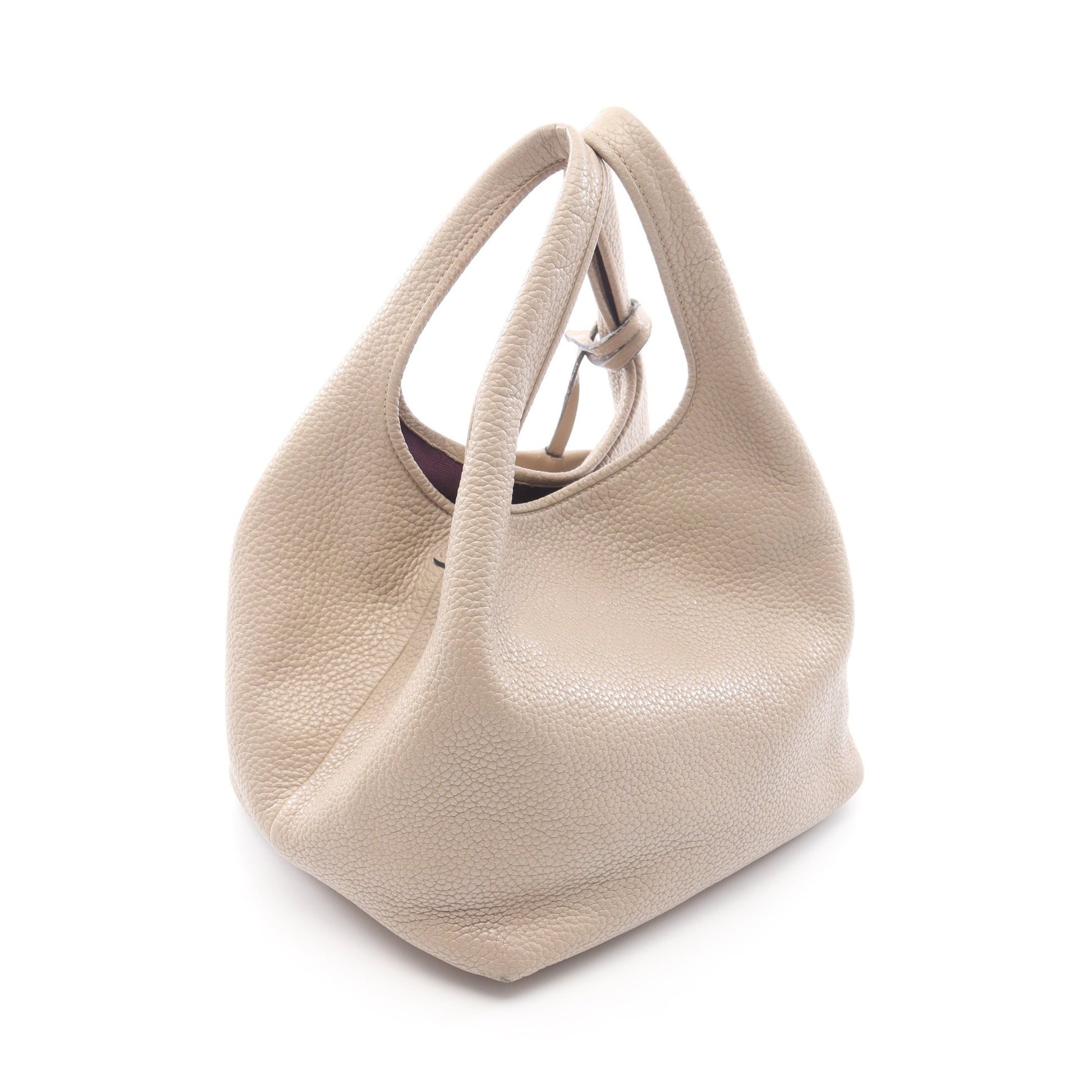 カリエ ハンドバッグ レザー グレーベージュ ロエベ バッグ LOEWE