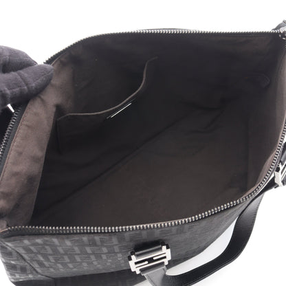 ズッキーノ ハンドバッグ トートバッグ キャンバス レザー ブラック フェンディ バッグ FENDI