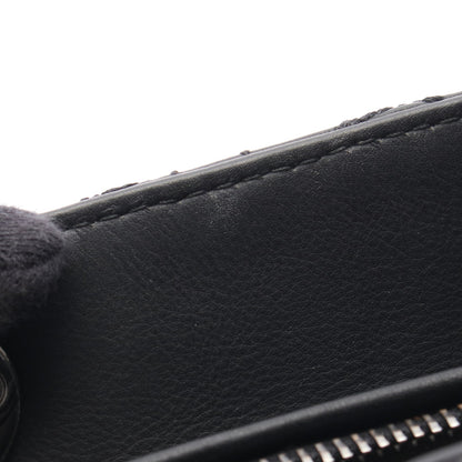 LADY DIOR レディディオール アンセルムライル カナージュ 2WAY ハンドバッグ レザー ブラック クリスチャンディオール バッグ Christian Dior