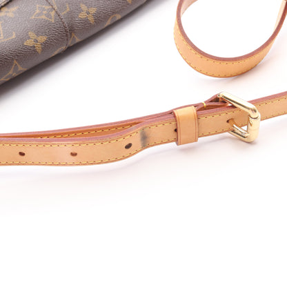 メニルモンタンPM モノグラム ショルダーバッグ PVC レザー ブラウン ルイヴィトン バッグ LOUIS VUITTON