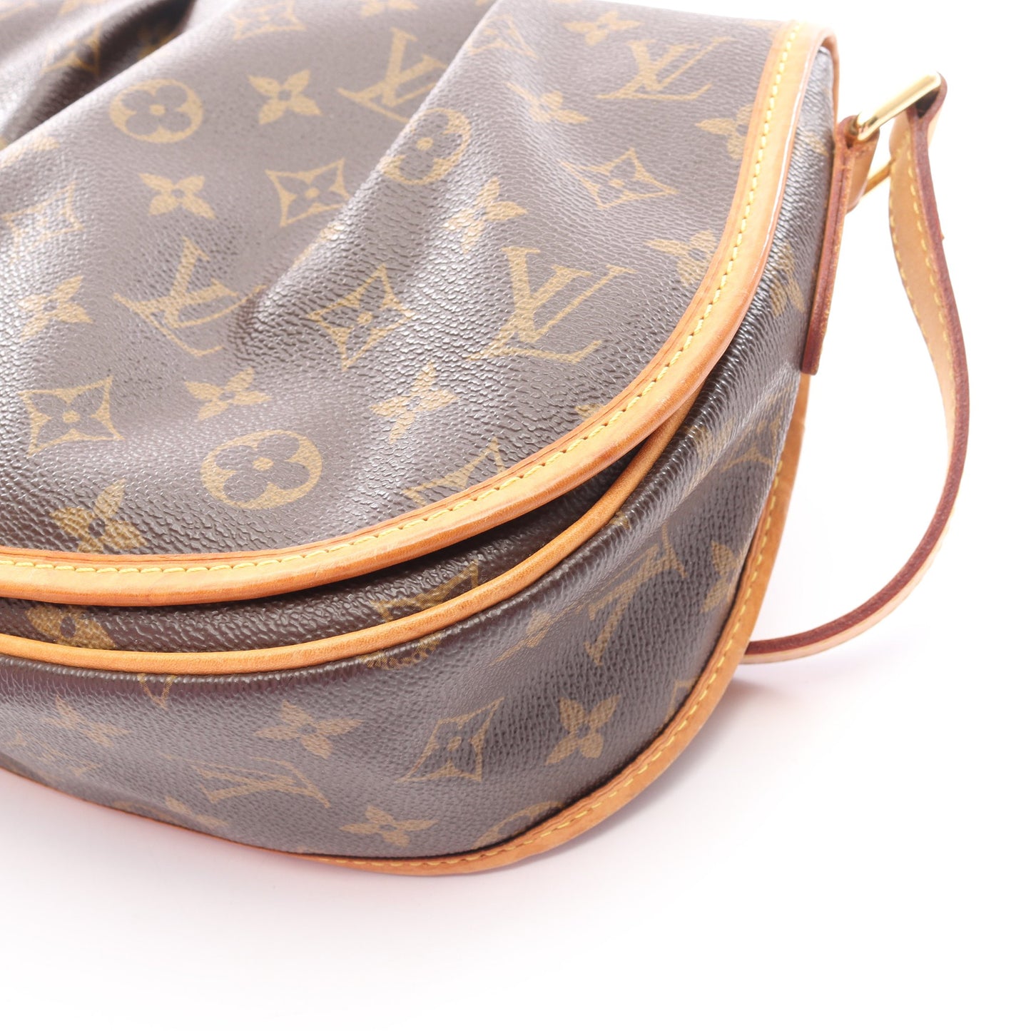 メニルモンタンPM モノグラム ショルダーバッグ PVC レザー ブラウン ルイヴィトン バッグ LOUIS VUITTON