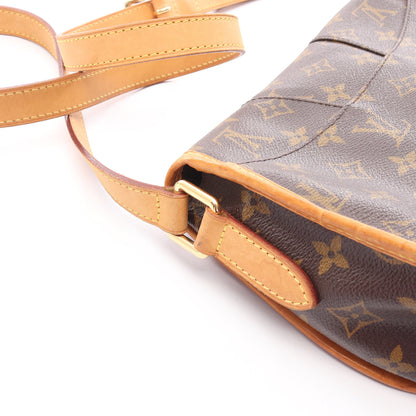メニルモンタンPM モノグラム ショルダーバッグ PVC レザー ブラウン ルイヴィトン バッグ LOUIS VUITTON