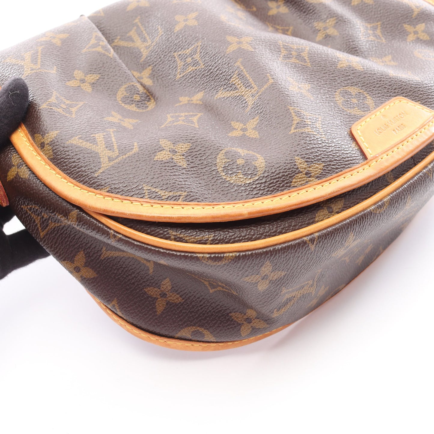 メニルモンタンPM モノグラム ショルダーバッグ PVC レザー ブラウン ルイヴィトン バッグ LOUIS VUITTON