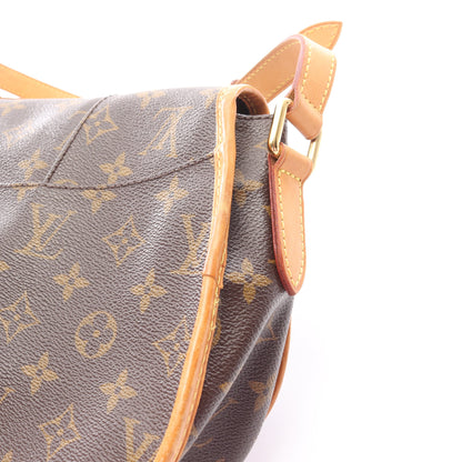 メニルモンタンPM モノグラム ショルダーバッグ PVC レザー ブラウン ルイヴィトン バッグ LOUIS VUITTON
