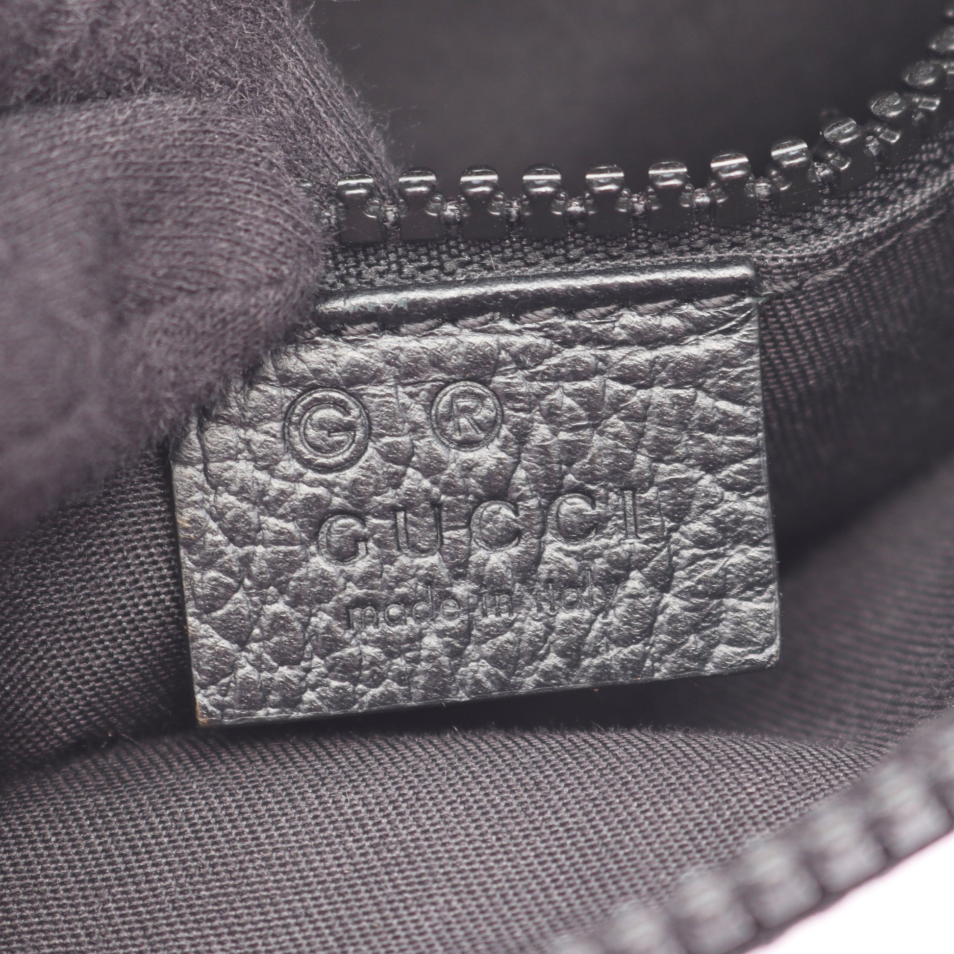 GG柄 ショルダーバッグ ナイロン レザー ブラック グッチ バッグ GUCCI