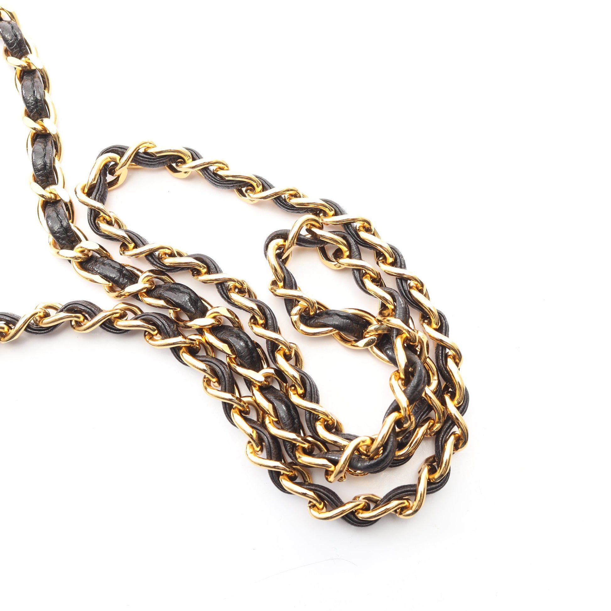 トリプルココマーク タッセル チェーンショルダーバッグ ラムスキン ブラック ゴールド金具 シャネル バッグ CHANEL