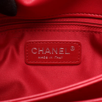マトラッセ チェーンショルダーバッグ ラムスキン ピンクパープル シルバー金具 シャネル バッグ CHANEL