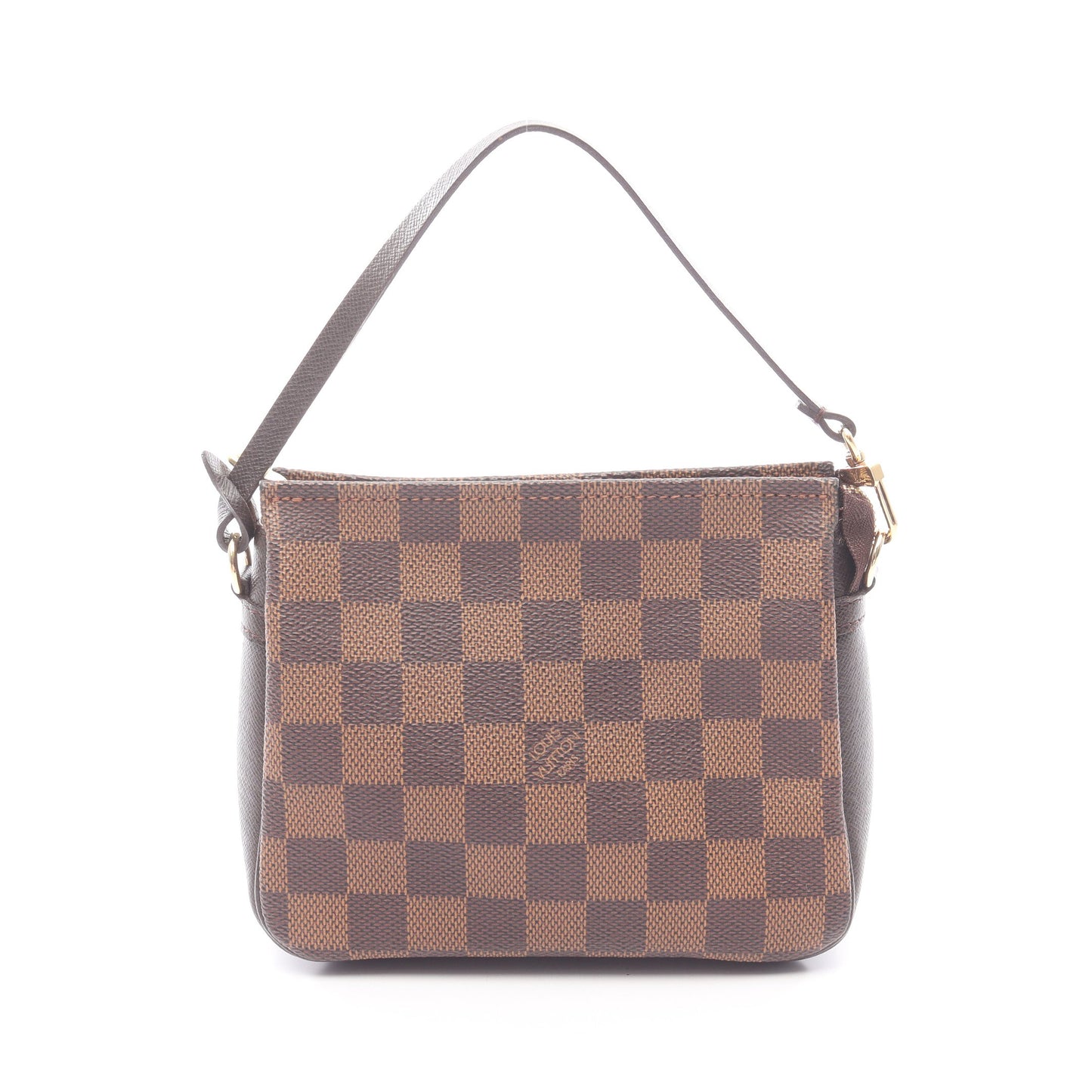 トゥルース メイクアップ ダミエエベヌ ハンドバッグ PVC レザー ブラウン ルイヴィトン バッグ LOUIS VUITTON