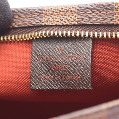 トゥルース メイクアップ ダミエエベヌ ハンドバッグ PVC レザー ブラウン ルイヴィトン バッグ LOUIS VUITTON