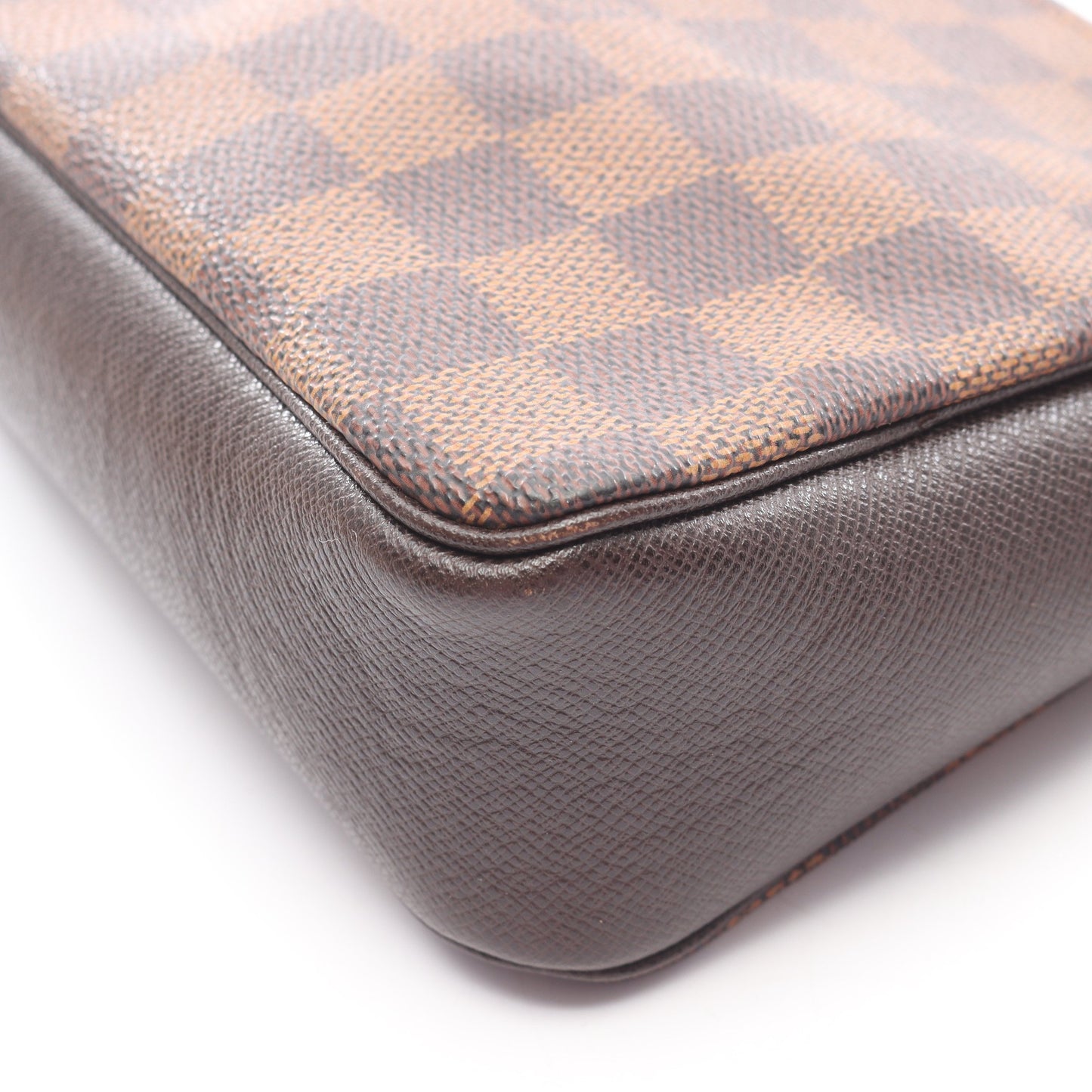 トゥルース メイクアップ ダミエエベヌ ハンドバッグ PVC レザー ブラウン ルイヴィトン バッグ LOUIS VUITTON