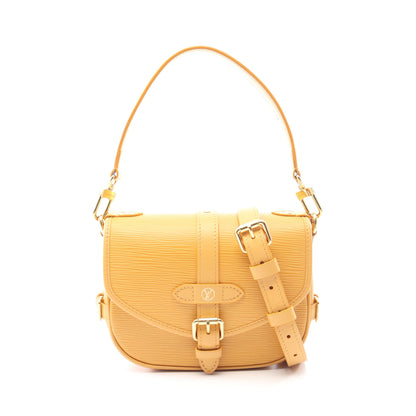 ソミュールBB エピ サフラン 2WAY ハンドバッグ レザー イエロー ルイヴィトン バッグ LOUIS VUITTON