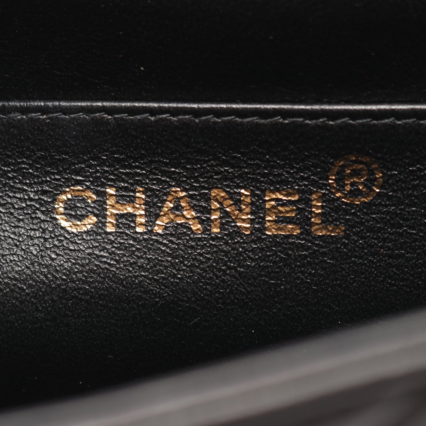 マトラッセ チェーンショルダーバッグ ラムスキン ブラック ゴールド金具 シャネル バッグ CHANEL