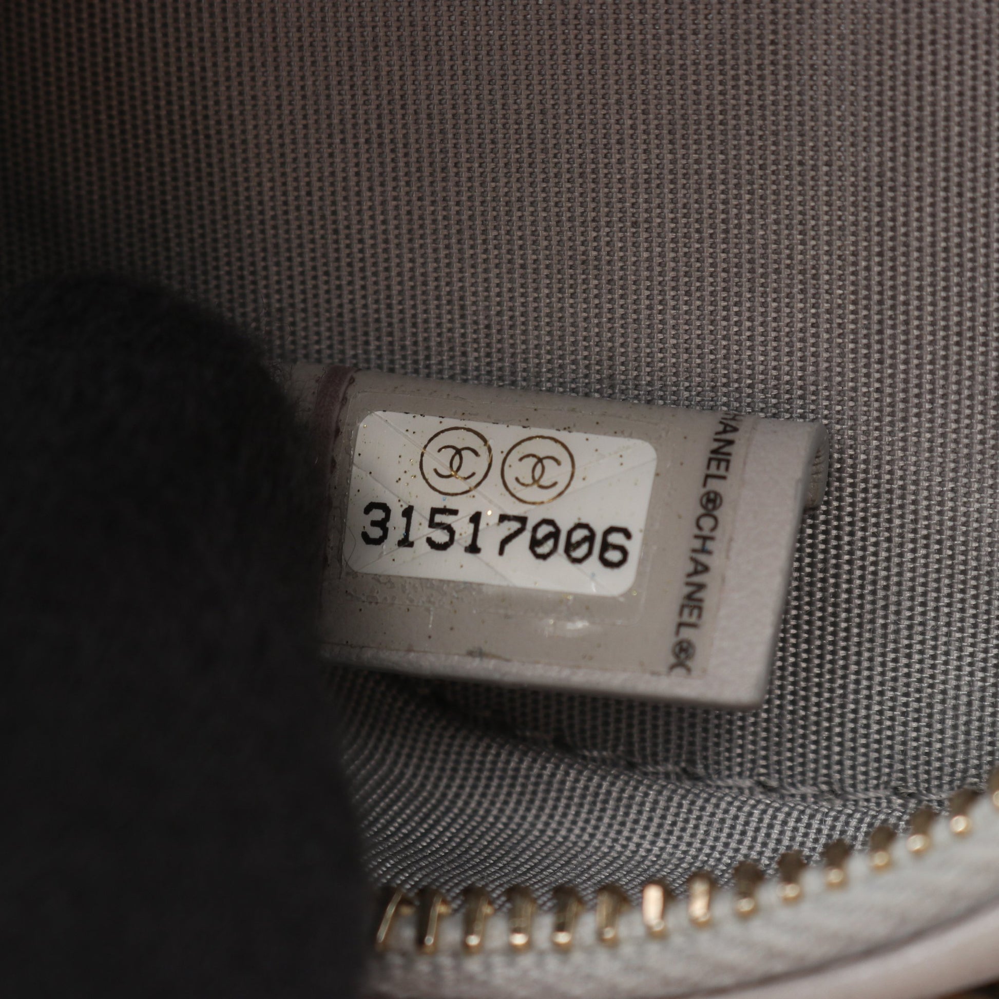 CHANEL19 マトラッセ ラウンド コンビ金具 2WAY チェーンショルダーバッグ ラムスキン ライトグレー シャネル バッグ CHANEL