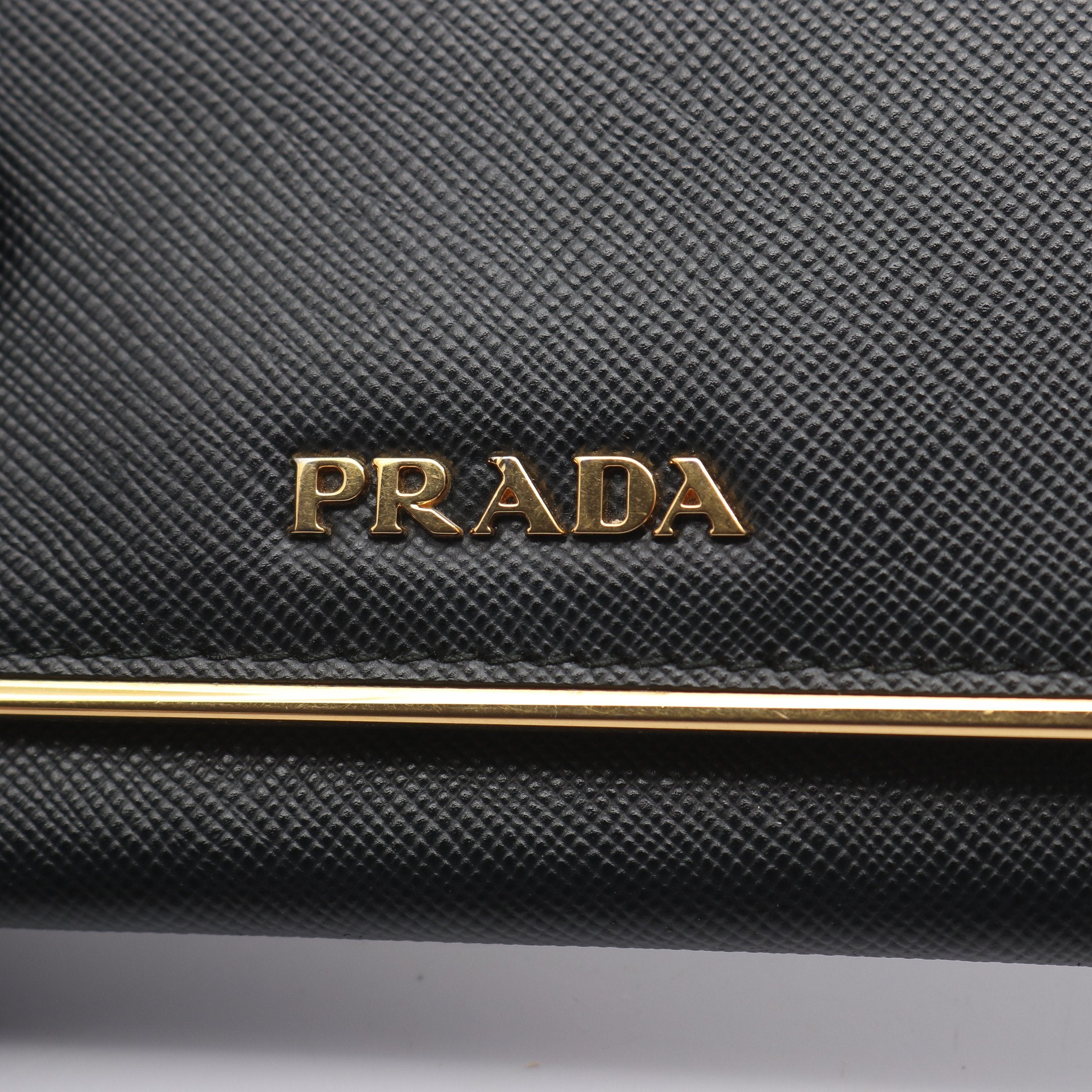通販公式オンラインストア PRADA/プラダ ブラックレザー名刺入れ