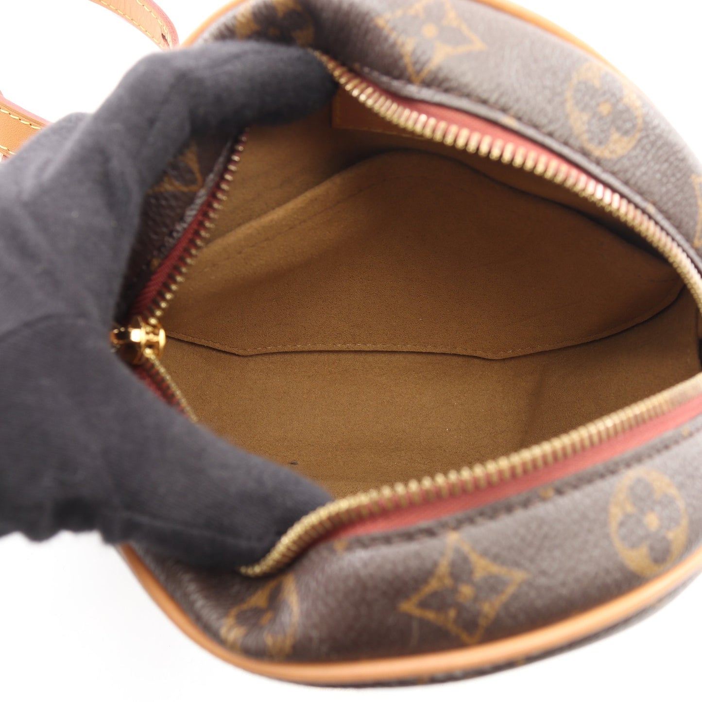 ボワット シャポー スープルPM モノグラム ショルダーバッグ PVC レザー ブラウン ルイヴィトン バッグ LOUIS VUITTON