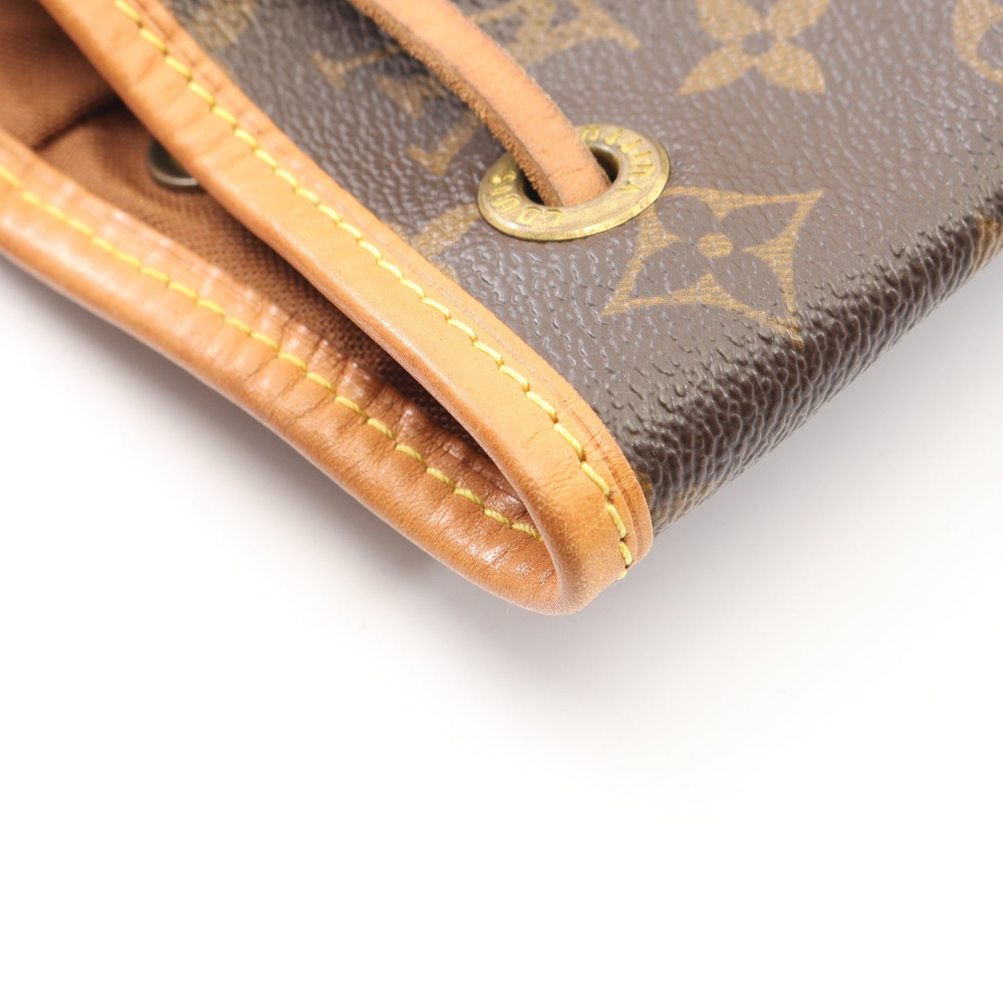 モンスリMM モノグラム バックパック リュックサック PVC レザー ブラウン ルイヴィトン バッグ LOUIS VUITTON
