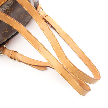 モンスリMM モノグラム バックパック リュックサック PVC レザー ブラウン ルイヴィトン バッグ LOUIS VUITTON