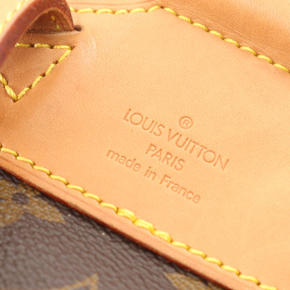 モンスリMM モノグラム バックパック リュックサック PVC レザー ブラウン ルイヴィトン バッグ LOUIS VUITTON