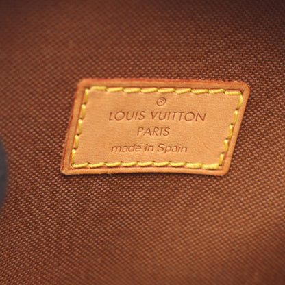 ポシェットガンジュ モノグラム ボディバッグ PVC レザー ブラウン ルイヴィトン バッグ LOUIS VUITTON