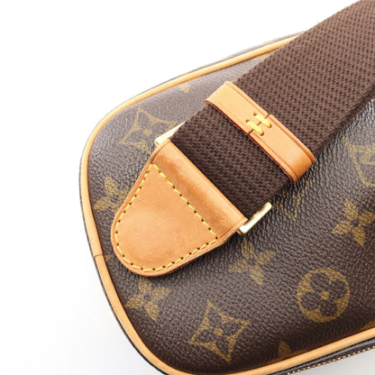 ポシェットガンジュ モノグラム ボディバッグ PVC レザー ブラウン ルイヴィトン バッグ LOUIS VUITTON